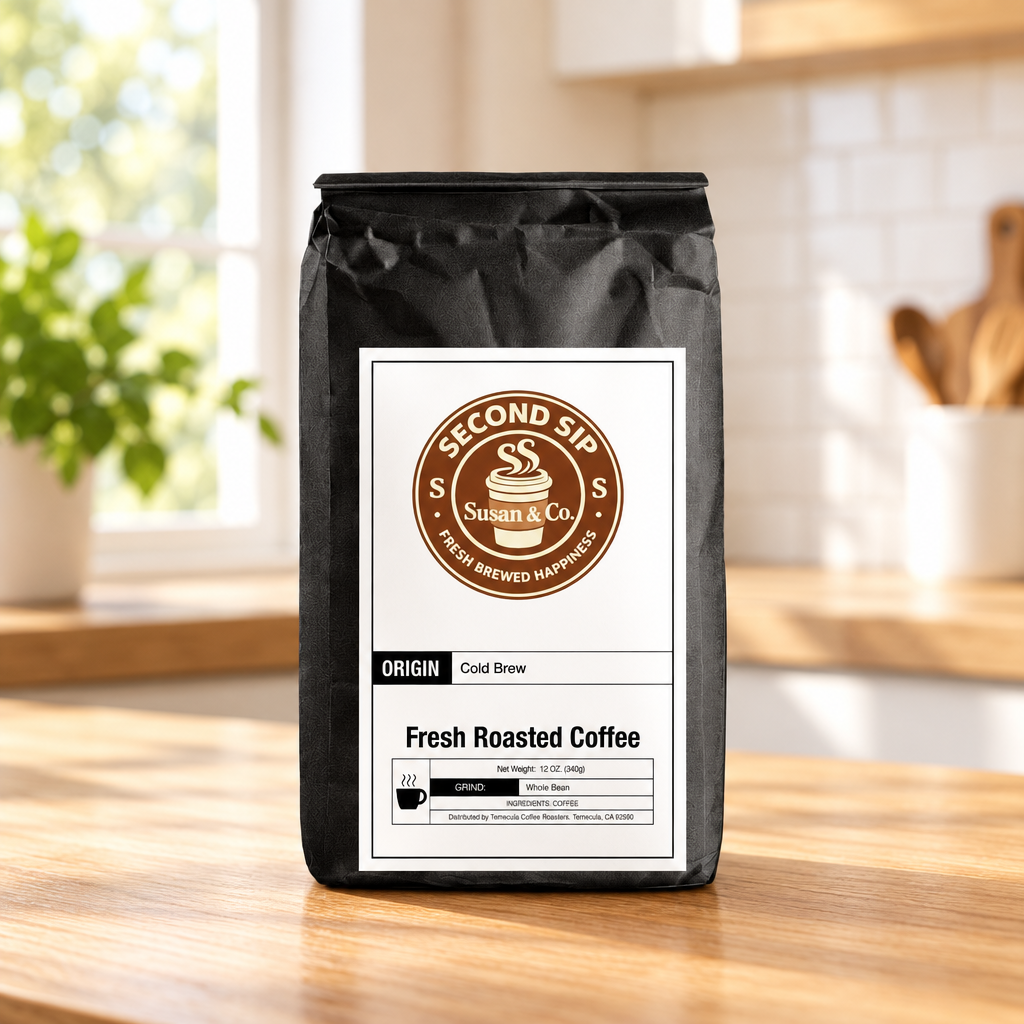 Cold Brew Coffee on a kitchen table