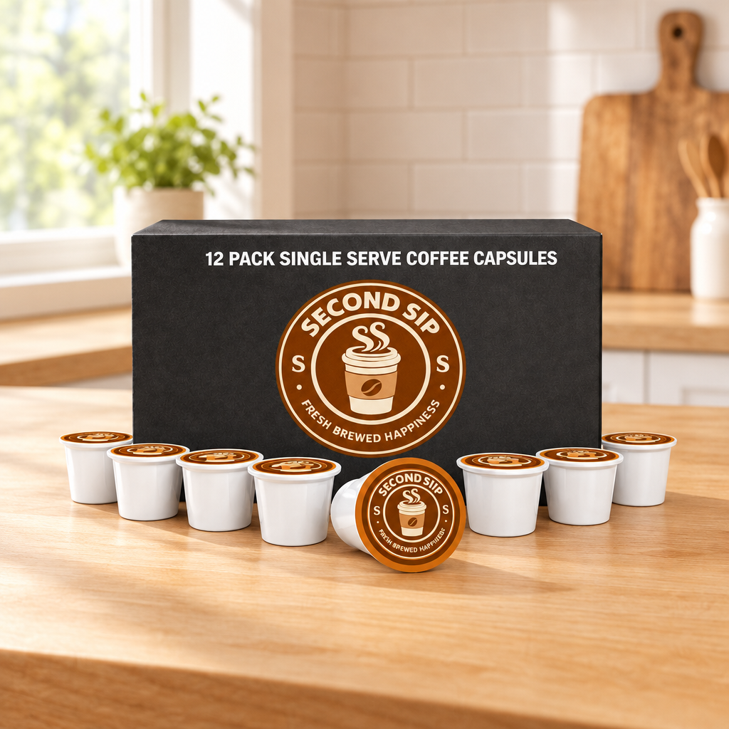 Mexico Coffee Pods on a kitchen table