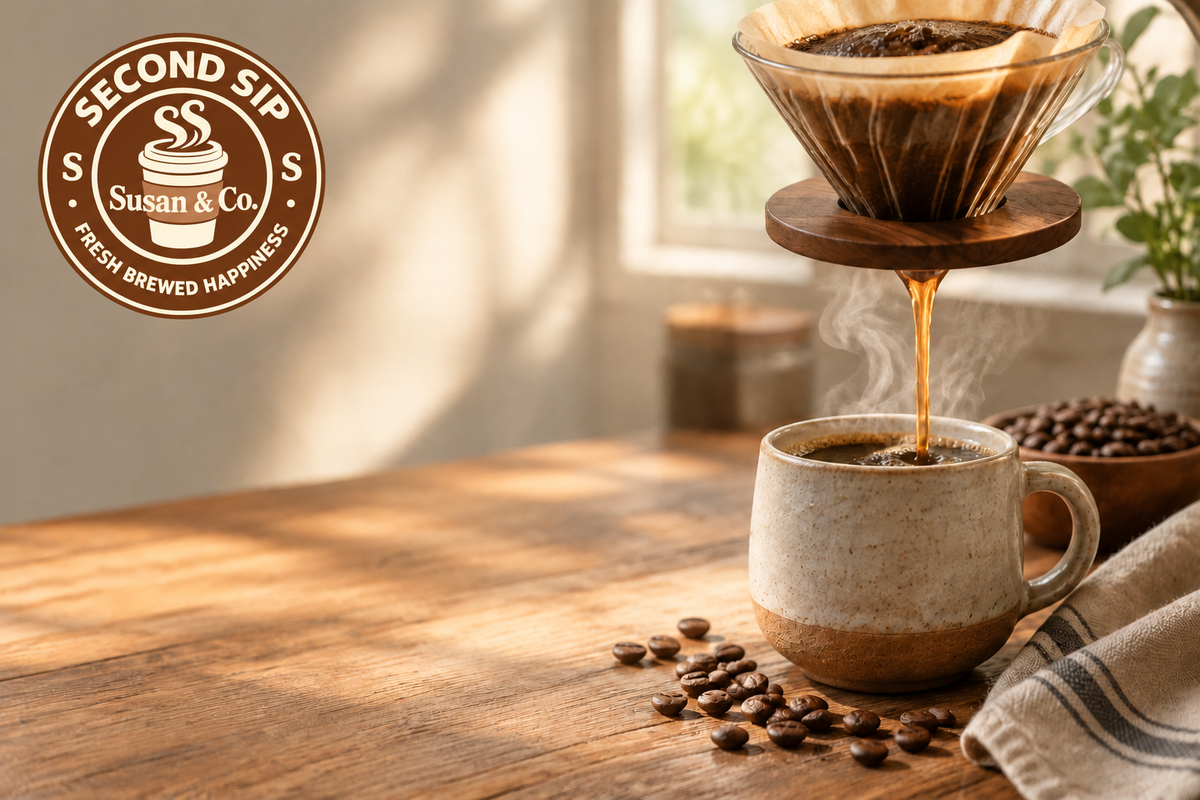 Revised coffee banner with larger logo