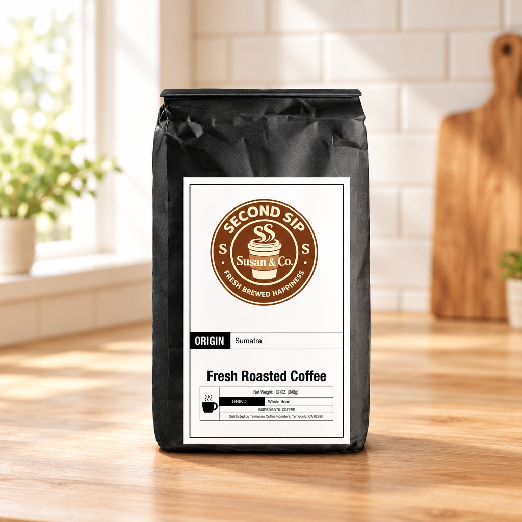 Sumatra on a kitchen table